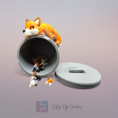 Trash Can Animals – Flexi Fidget Toys in Mini Bins