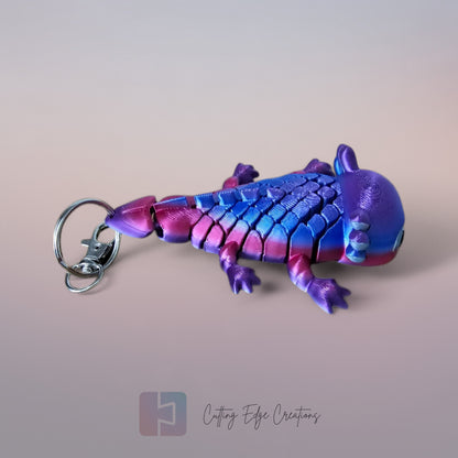Arnie the Axolotl Flexi Keyring