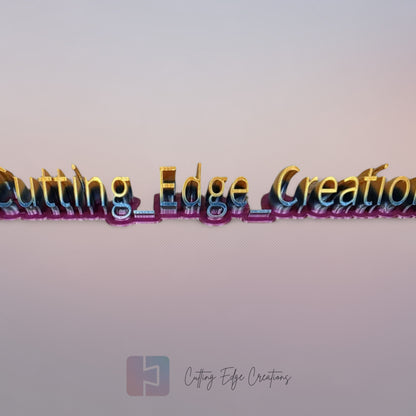 3D Desk Signs