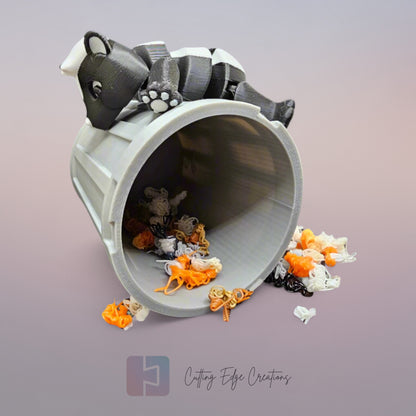 Trash Can Animals – Flexi Fidget Toys in Mini Bins