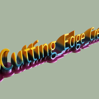 3D Desk Signs