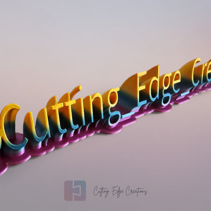3D Desk Signs