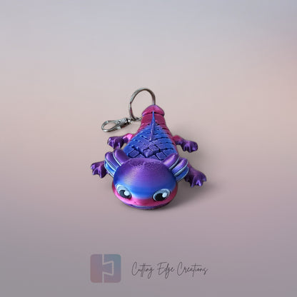 Arnie the Axolotl Flexi Keyring