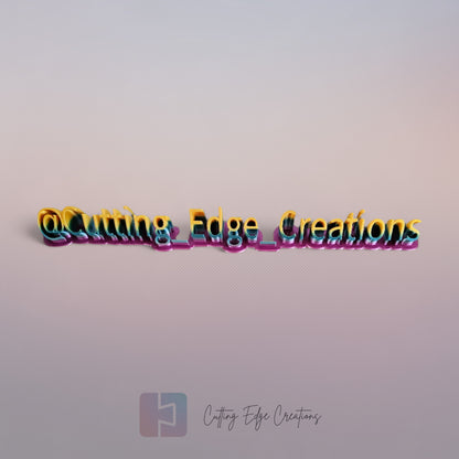 3D Desk Signs