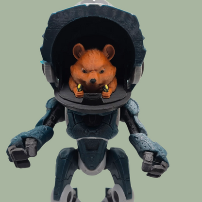 Hamster Powered Cyber Bunny
